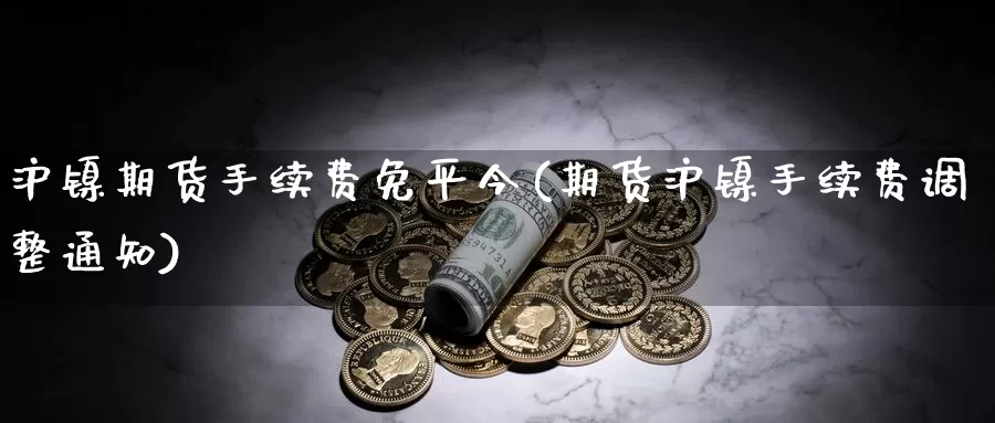 沪镍期货手续费免平今(期货沪镍手续费调整通知)_https://www.wjxxbs.com_期货入门_第1张