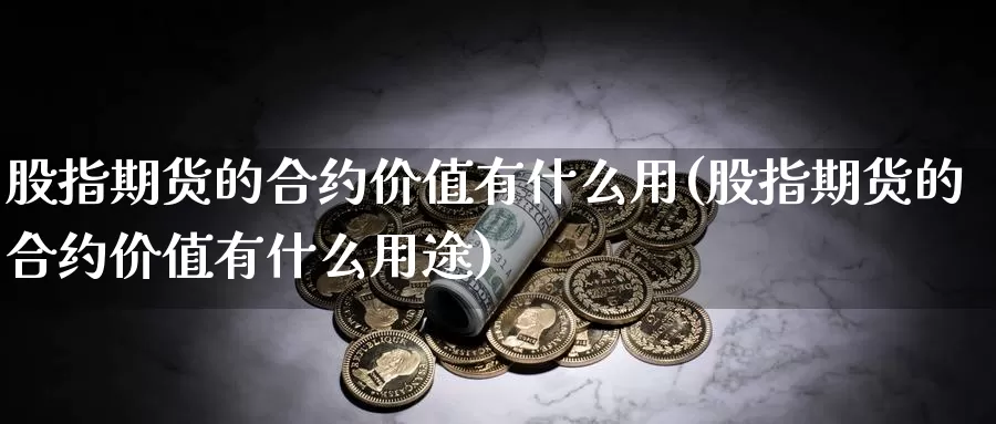 股指期货的合约价值有什么用(股指期货的合约价值有什么用途)_https://www.wjxxbs.com_外汇直播室_第1张