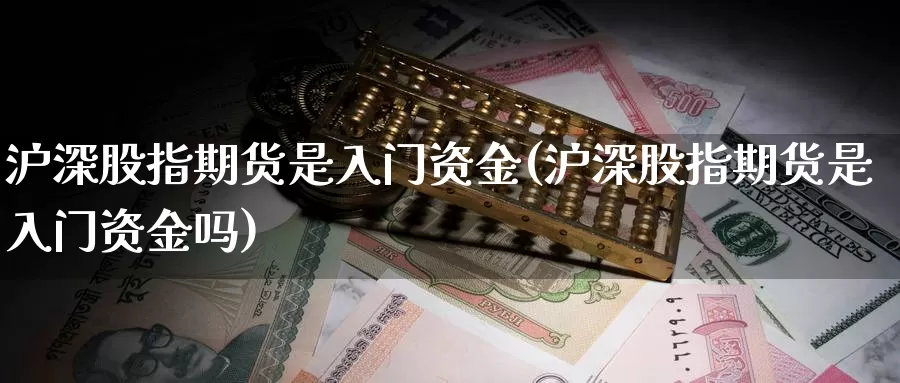 沪深股指期货是入门资金(沪深股指期货是入门资金吗)_https://www.wjxxbs.com_外汇直播室_第1张