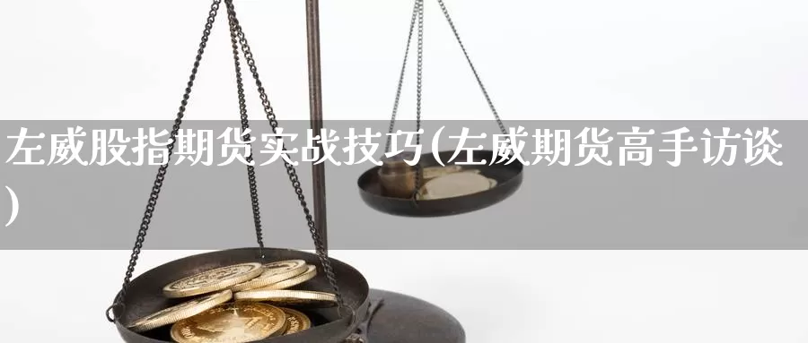 左威股指期货实战技巧(左威期货高手访谈)_https://www.wjxxbs.com_期货入门_第1张