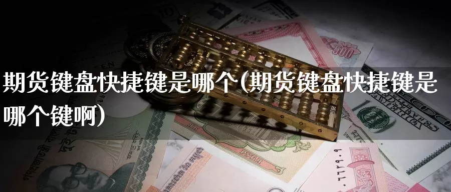 期货键盘快捷键是哪个(期货键盘快捷键是哪个键啊)_https://www.wjxxbs.com_外汇行情_第1张