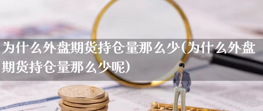 为什么外盘期货持仓量那么少(为什么外盘期货持仓量那么少呢)_https://www.wjxxbs.com_期货入门_第1张