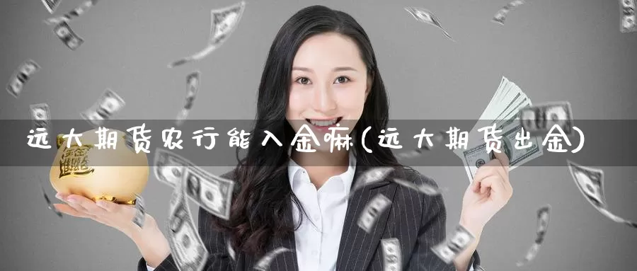 远大期货农行能入金嘛(远大期货出金)_https://www.wjxxbs.com_期货入门_第1张