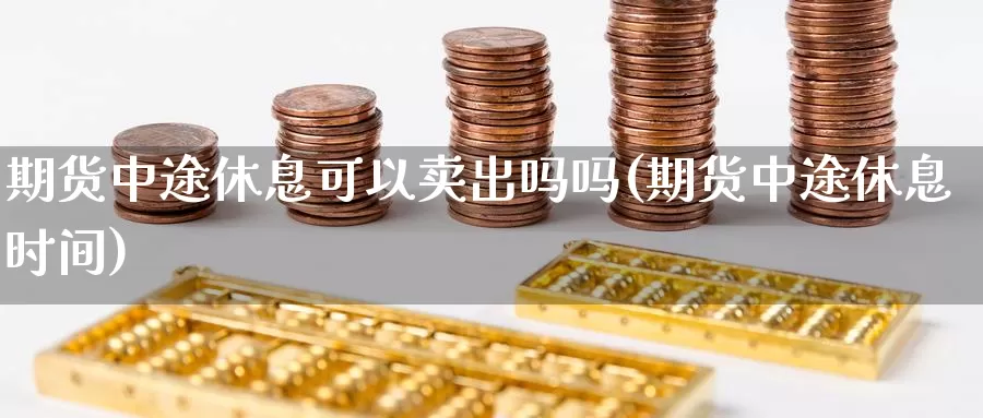 期货中途休息可以卖出吗吗(期货中途休息时间)_https://www.wjxxbs.com_期货入门_第1张