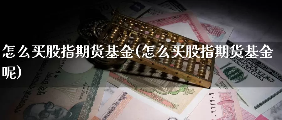 怎么买股指期货基金(怎么买股指期货基金呢)_https://www.wjxxbs.com_外汇行情_第1张