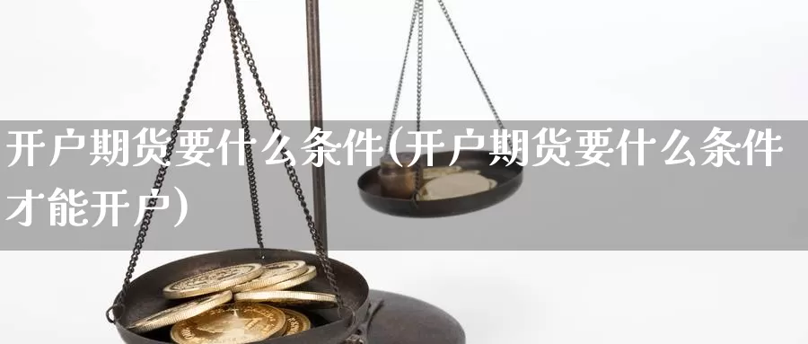 开户期货要什么条件(开户期货要什么条件才能开户)_https://www.wjxxbs.com_期货入门_第1张