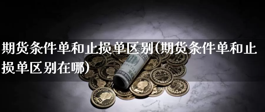 期货条件单和止损单区别(期货条件单和止损单区别在哪)_https://www.wjxxbs.com_外汇直播室_第1张