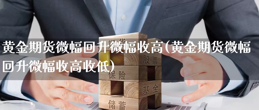 黄金期货微幅回升微幅收高(黄金期货微幅回升微幅收高收低)_https://www.wjxxbs.com_外汇行情_第1张