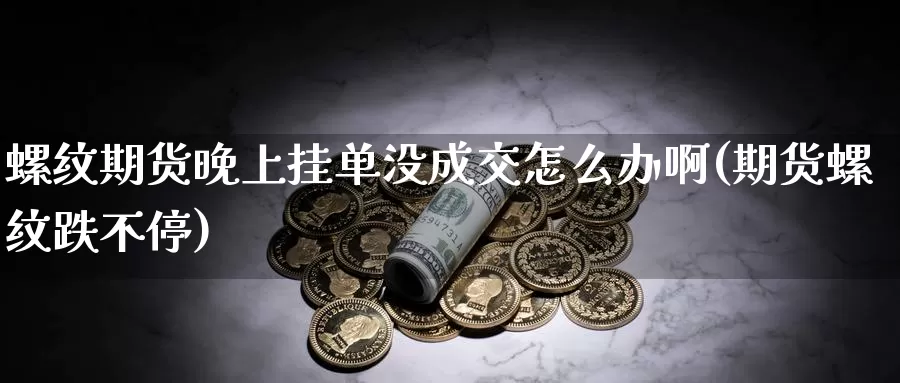 螺纹期货晚上挂单没成交怎么办啊(期货螺纹跌不停)_https://www.wjxxbs.com_外汇行情_第1张