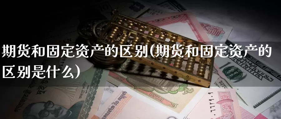 期货和固定资产的区别(期货和固定资产的区别是什么)_https://www.wjxxbs.com_外汇行情_第1张