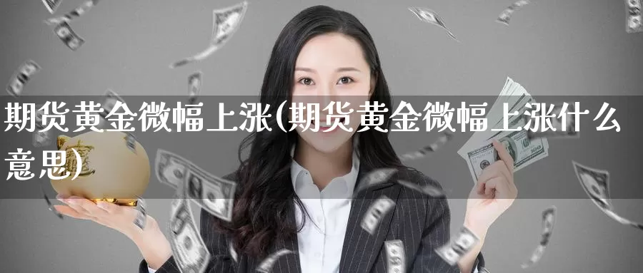 期货黄金微幅上涨(期货黄金微幅上涨什么意思)_https://www.wjxxbs.com_外汇行情_第1张