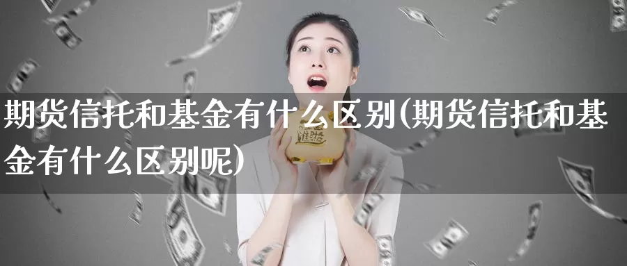 期货信托和基金有什么区别(期货信托和基金有什么区别呢)_https://www.wjxxbs.com_期货入门_第1张