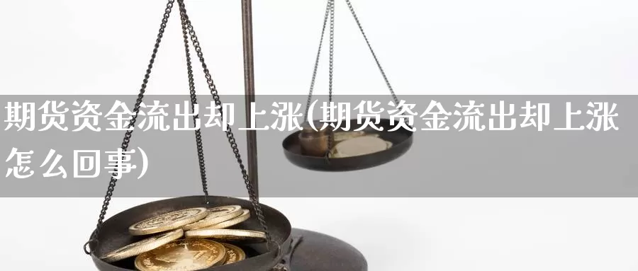 期货资金流出却上涨(期货资金流出却上涨怎么回事)_https://www.wjxxbs.com_外汇直播室_第1张